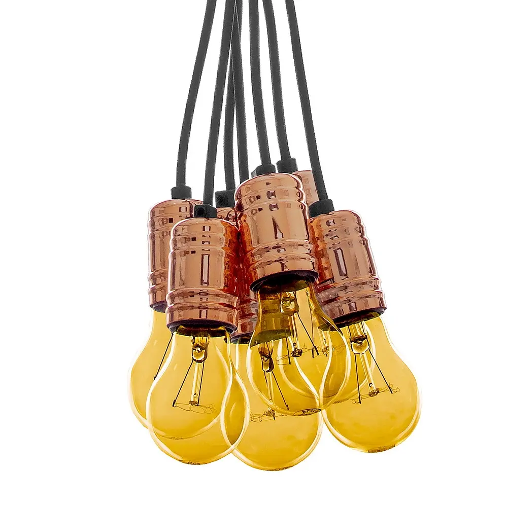 Люстра подвесная Nowodvorski паук E27 60W Cop (NOWODVORSKI 9746S/7) - фото 3