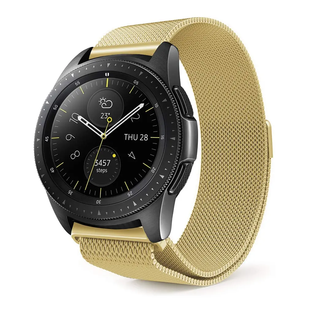 Ремінець BeWatch міланська петля для Samsung Galaxy Watch 42 мм Золото (1010228.3)