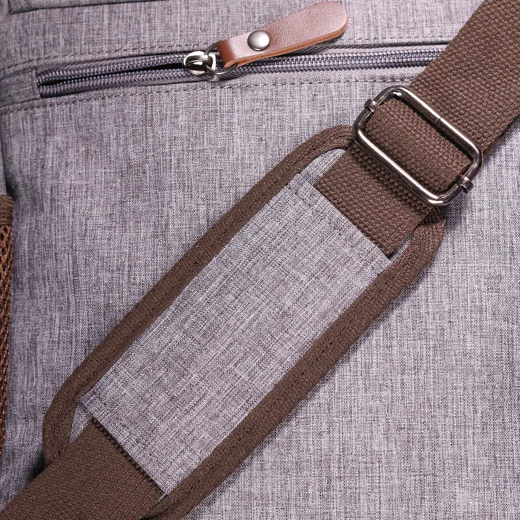 Сумка через плечо из текстиля мужская Vintage 15х32х8 см sum0021450 - фото 10