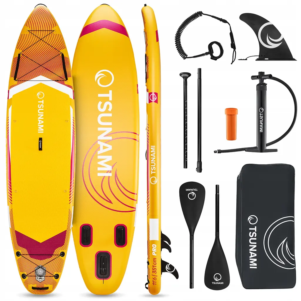 Надувна SUP дошка TSUNAMI PRO 350 см з веслом T11 (P-5905973405584)