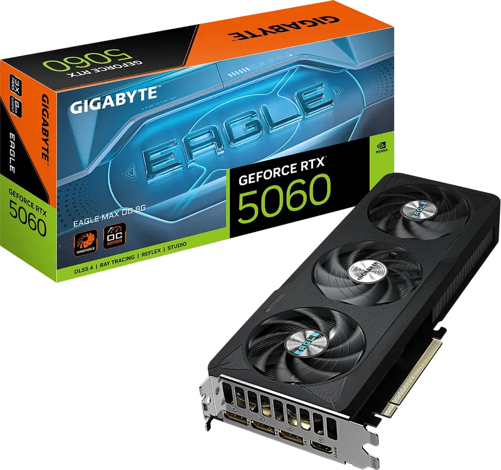 Відеокарта GeForce RTX 5060 8GB Gigabyte Eagle Max OC (GV-N5060EAGLEMAX OC-8GD) - фото 3