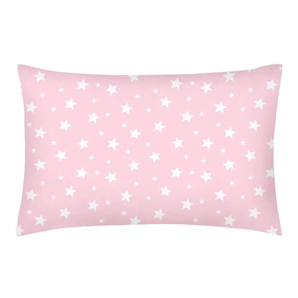 Комплект постільної білизни Cosas євро з простирадлом на резинці ROSE STARFALL 200 x 220 см (StarfallRose_El-White_200) - фото 3