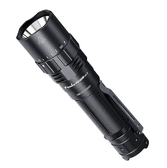 Тактичний ручний ліхтарик Fenix PD40R V3.0 3000лм USB Type-C (Чорний) - фото 4