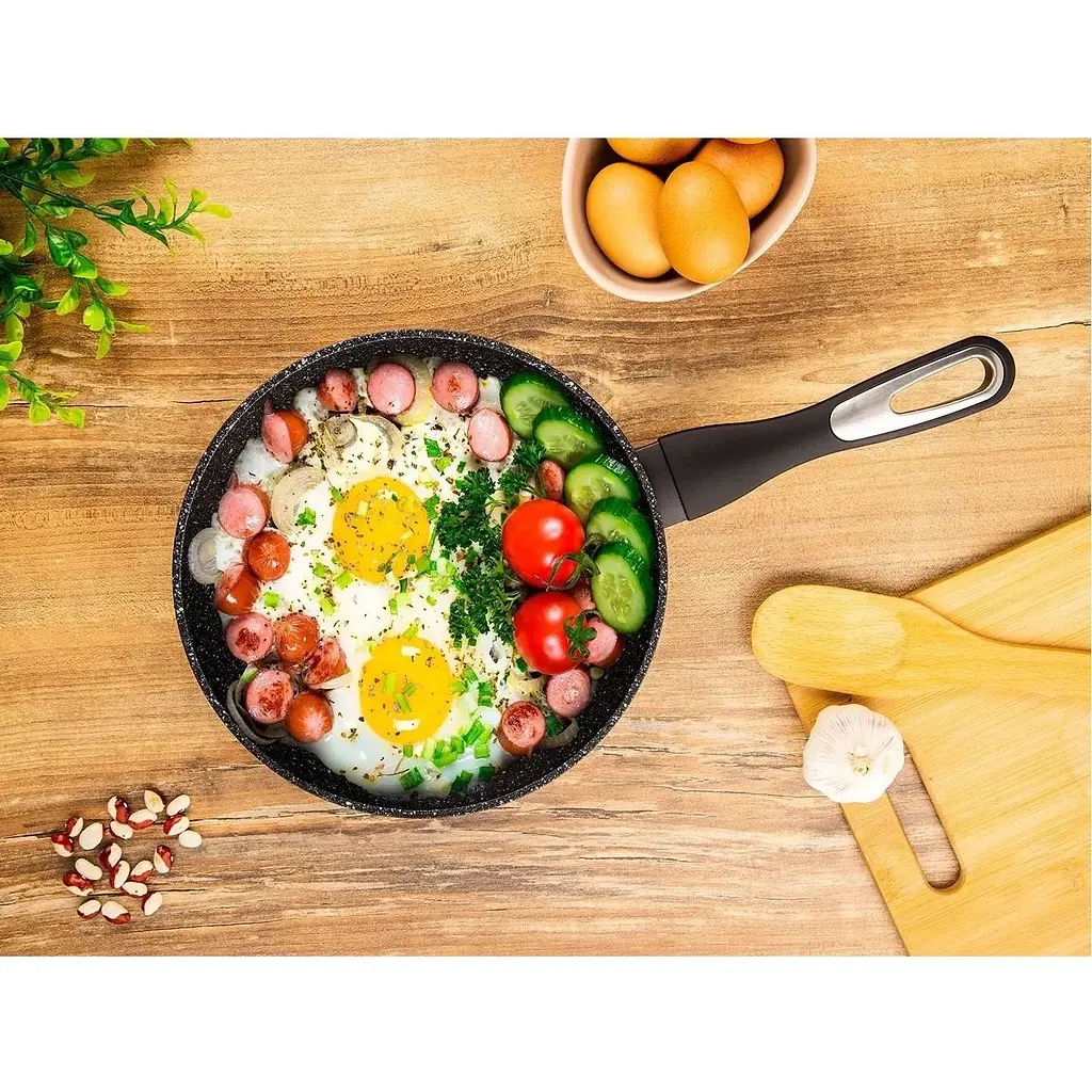 Сковорода Aureti Titanium 20 см (AU-401-20) - фото 7