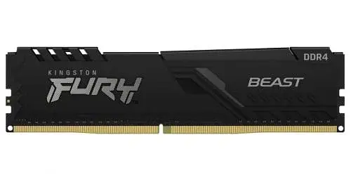 Пам'ять 16Gb x 2 (32Gb Kit) DDR4, 3200 MHz, Fury Beast, Black, 16-18-18, 1.35V, з радіатором Kingston teh0020256 - фото 2