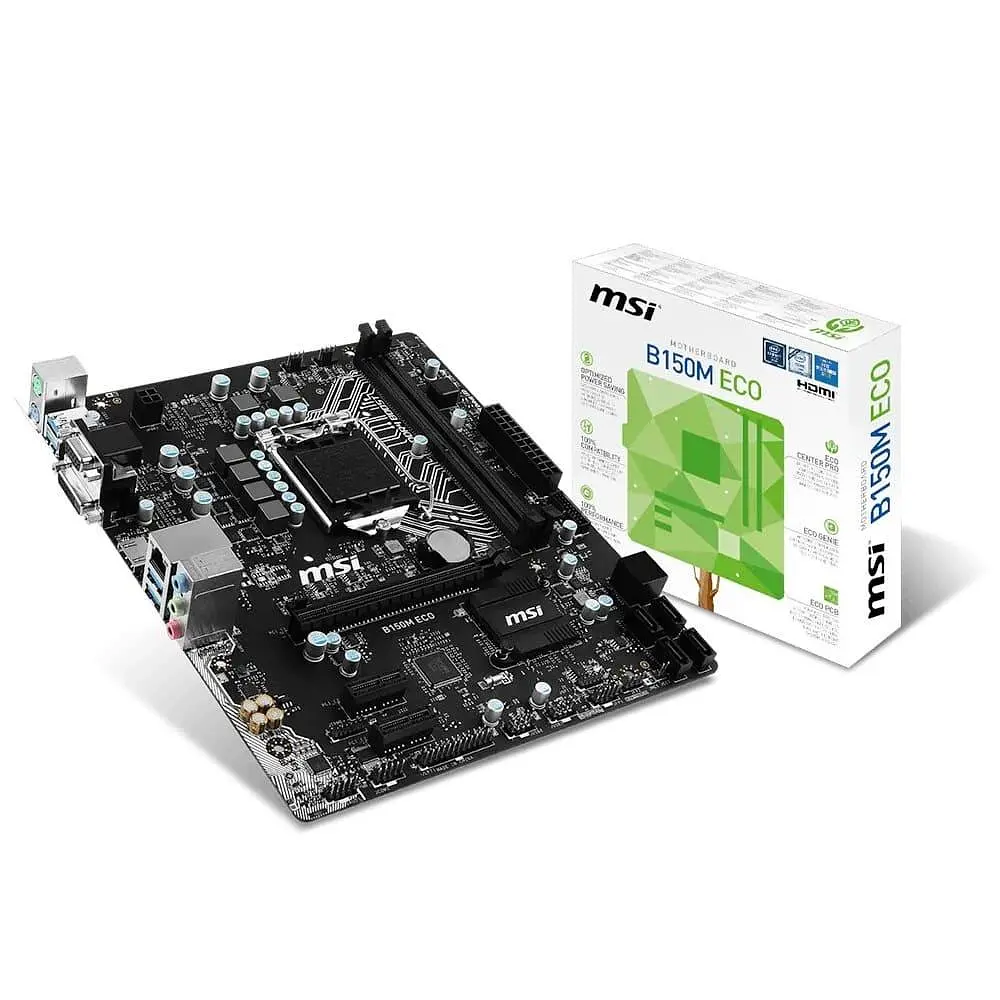 Материнская плата MSI B150M ECO (B150M ECO) (Socket 1151, Intel B150, Micro-ATX) Б/у - фото 5