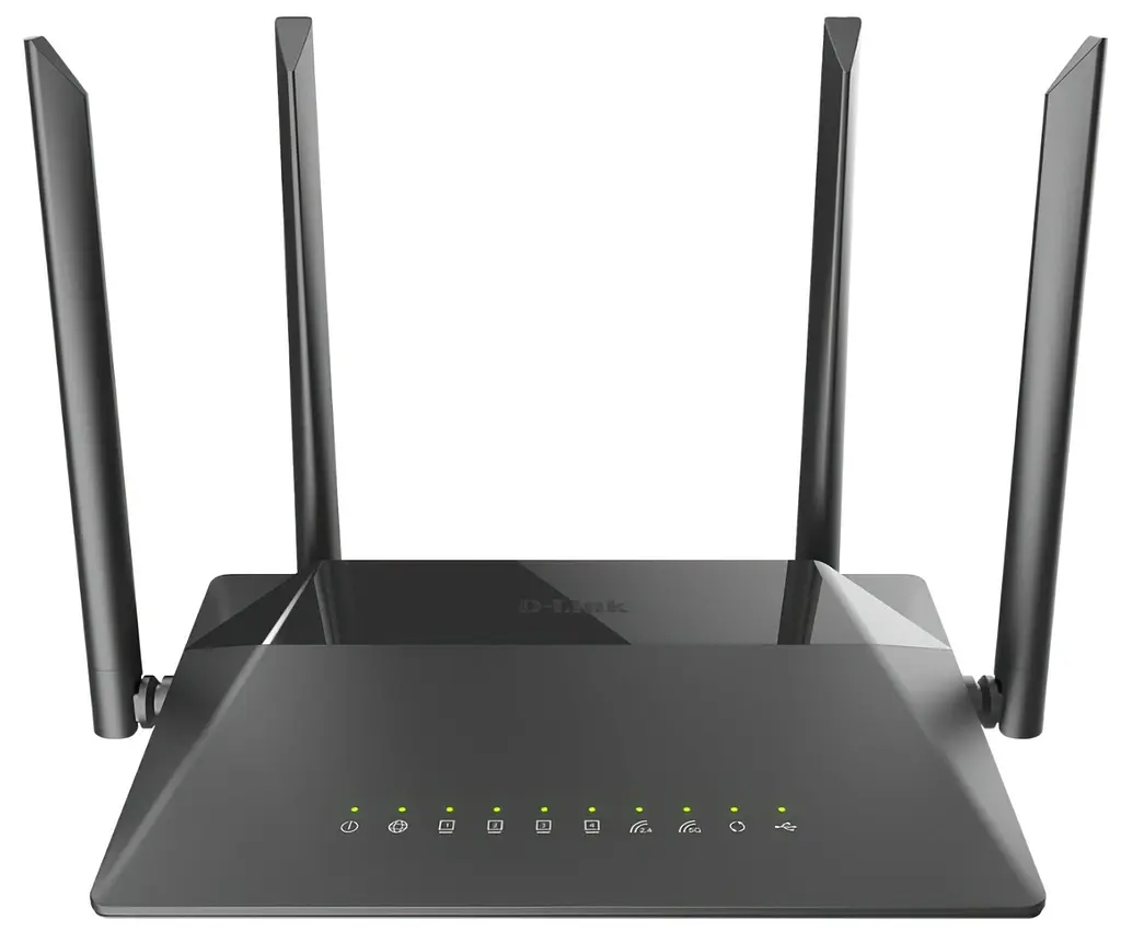 Бездротовий маршрутизатор D-Link DIR-825/RU/R4A AC1200, 1*GE WAN, 4*GE LAN, USB 2.0, 4 антени Black - фото 2