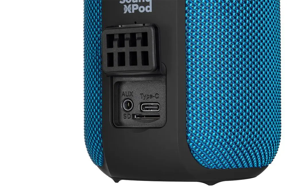 Акустична система 2E SoundXPod TWS MP3 Wireless Waterproof Blue (2E-BSSXPWBL) - фото 3