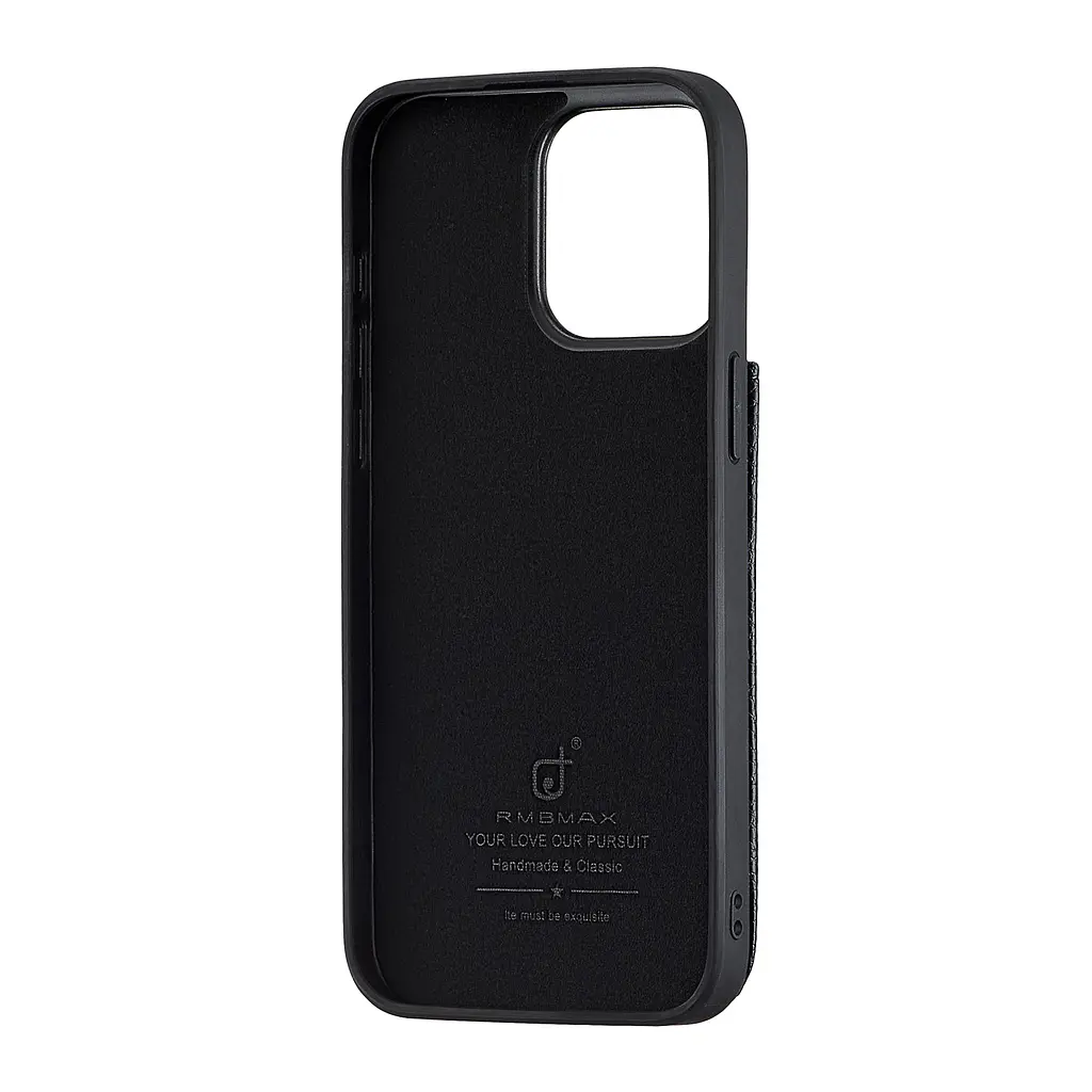 Чохол Jinduka Leather Pocket iPhone 15 Pro Max Black - фото 3