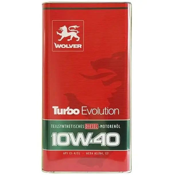 Моторна олива Wolver Turbo Evolution 10W-40 4л (4260360944406)