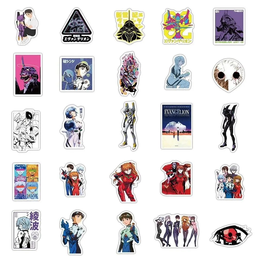 Стикерпак GeekLand Evangelion 50 штук - фото 4