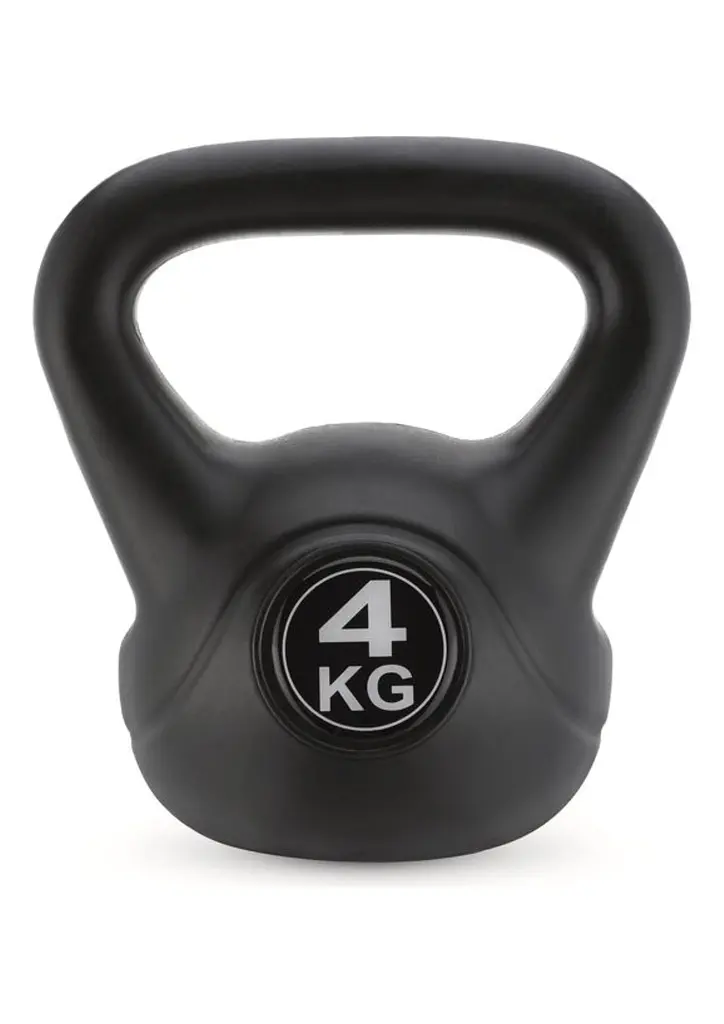 Гиря вінілова Gymtek 4кг чорний - фото 7