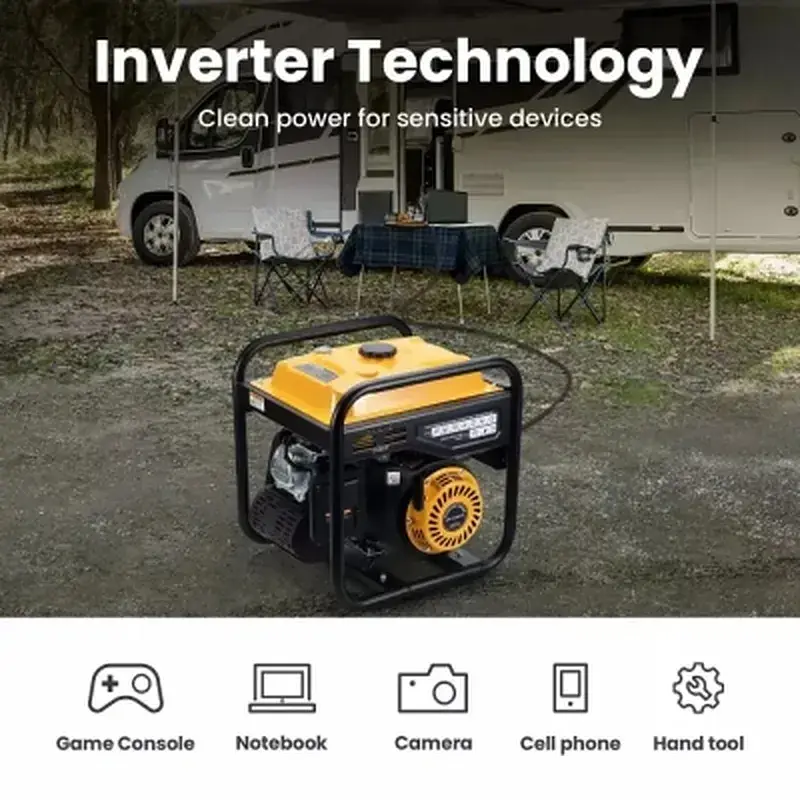 Генератор maXpeedingRODS MXR4500i (3,5 kW), 220V, 50Hz, 7.5л, ручний запуск (mxr4500i) - фото 5