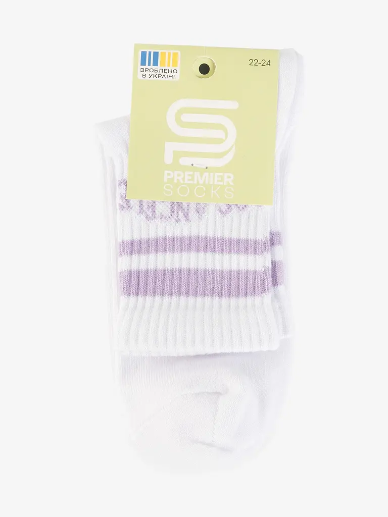 Шкарпетки для дівчинки PremierSocks 16Д-1ВР 23-25 Білий (4820203396931) - фото 4