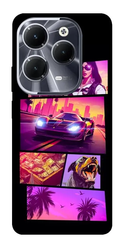 TPU чохол Demsky GTA vibes для Infinix Hot 40