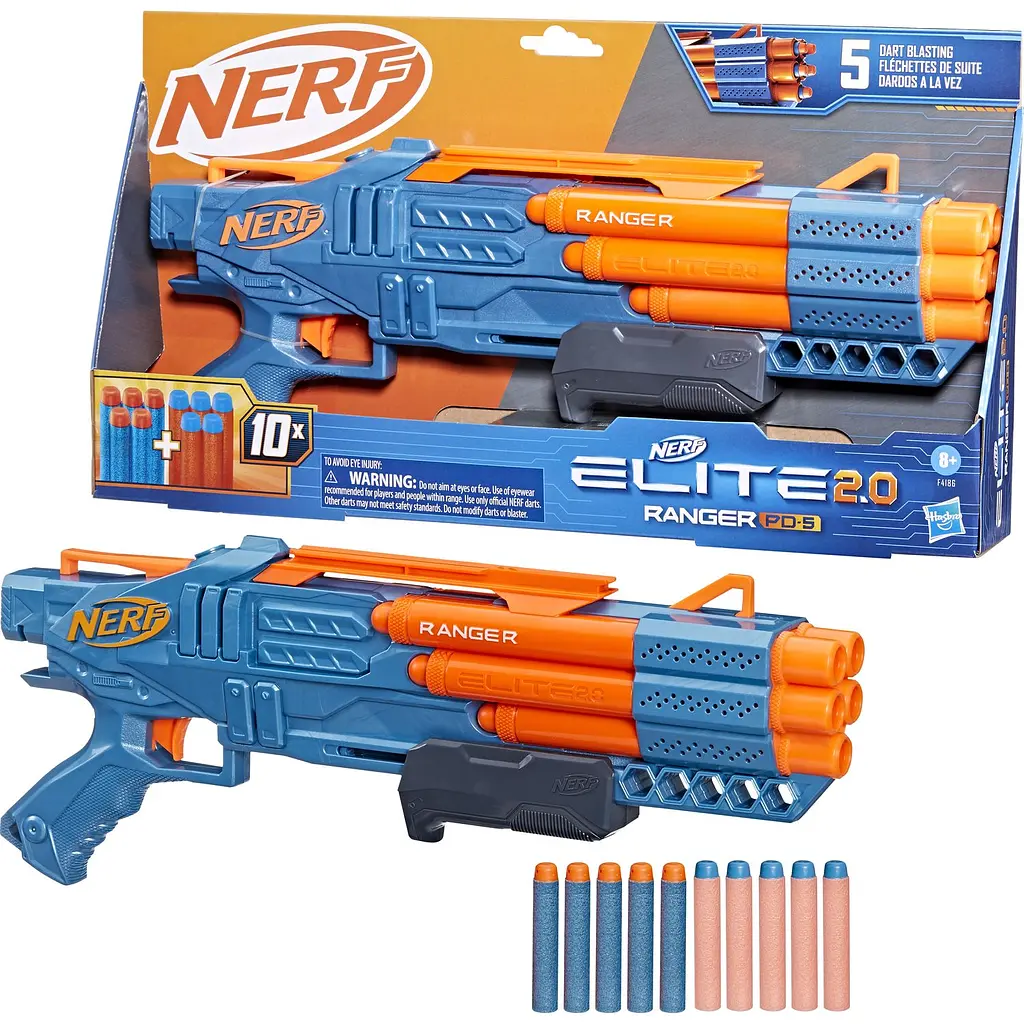 Бластер игрушечный Hasbro Nerf Elite 2.0 Ranger PD-5 (F4186) - фото 6