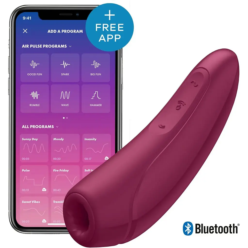 Вакуумний стимулятор Satisfyer Curvy 1+ Rose Red - фото 5