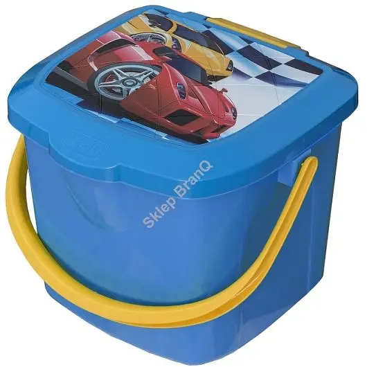 Ведро-табурет BranQ 15.5 л с рисунком в ассортименте (1308) - фото 3