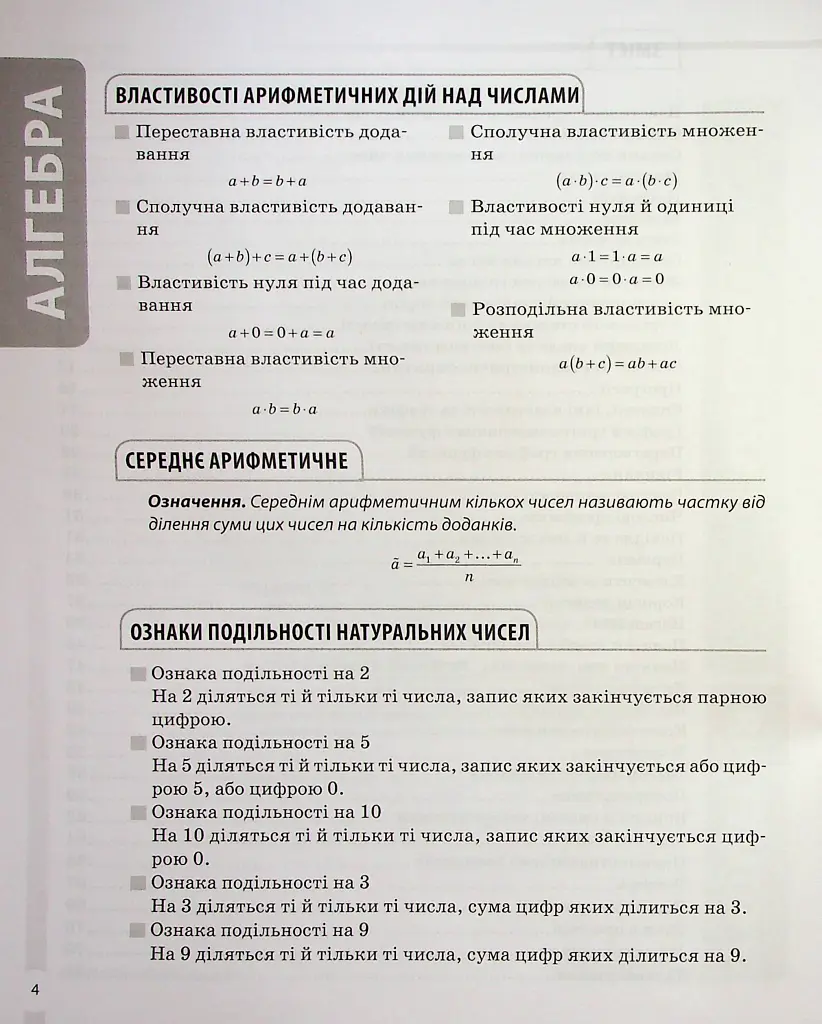 Математика. Усі означення і формули. 5-11 класи - Ольга Старова - фото 4