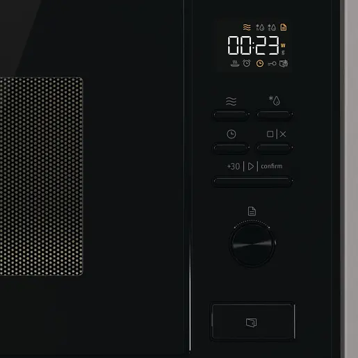 Микроволновая печь Gorenje встраиваемая 25л 900Вт гриль дисплей черный - фото 7