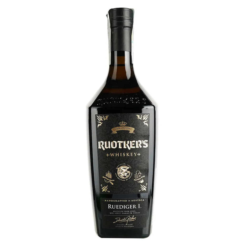 Виски Ruotker's Ruediger 43.3% 0.7 л в подарочной упаковке - фото 2