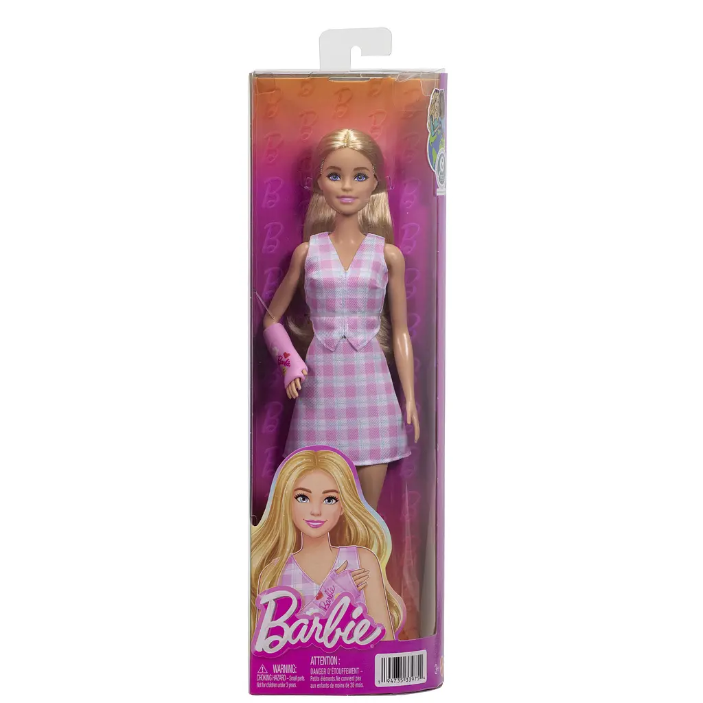 Кукла Barbie Модница Розовая клеточка (JJN56) - фото 6
