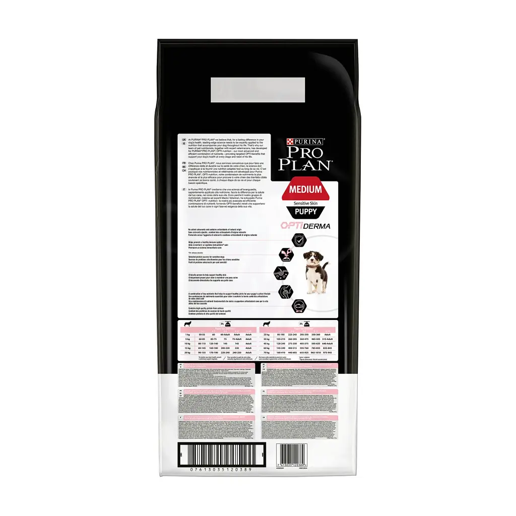Сухий корм для собак Purina Pro Plan Dog Medium Puppy з лососем і рисом 12 кг (7613035120389) - фото 3