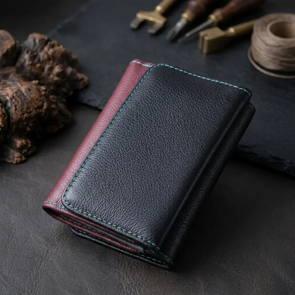 Зручний гаманець для дівчат із натуральної шкіри ST Leather 22497 різнокольоровий - фото 4