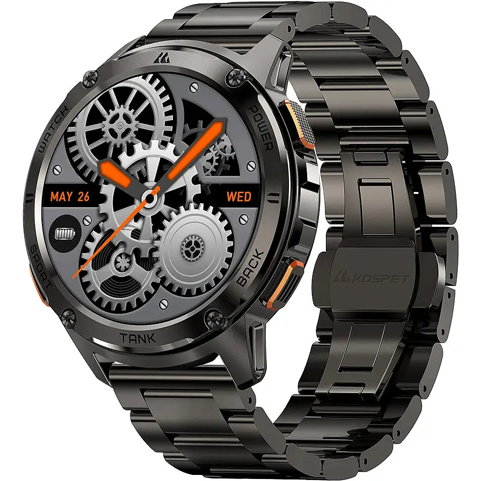 Розумний тактичний смарт-годинник Kospet Tank T3 Special Edition Black (16988-hbr) - фото 2