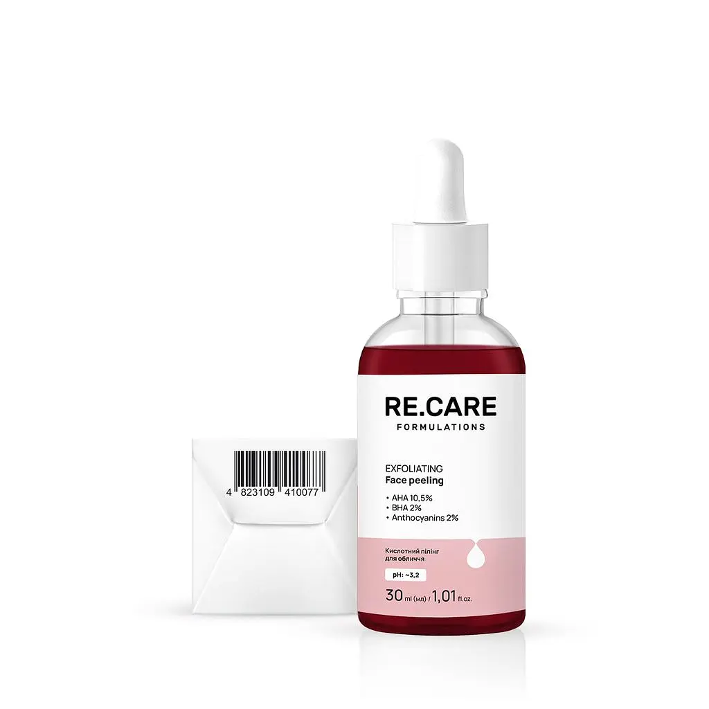 Кислотний пілінг для обличчя Re.Care Exfoliating Face Peeling 30 мл - фото 5