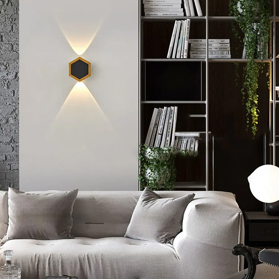 Подсветка Brille фасадная LED 1W WW IP54 BK/G (AL-621/2) - фото 6