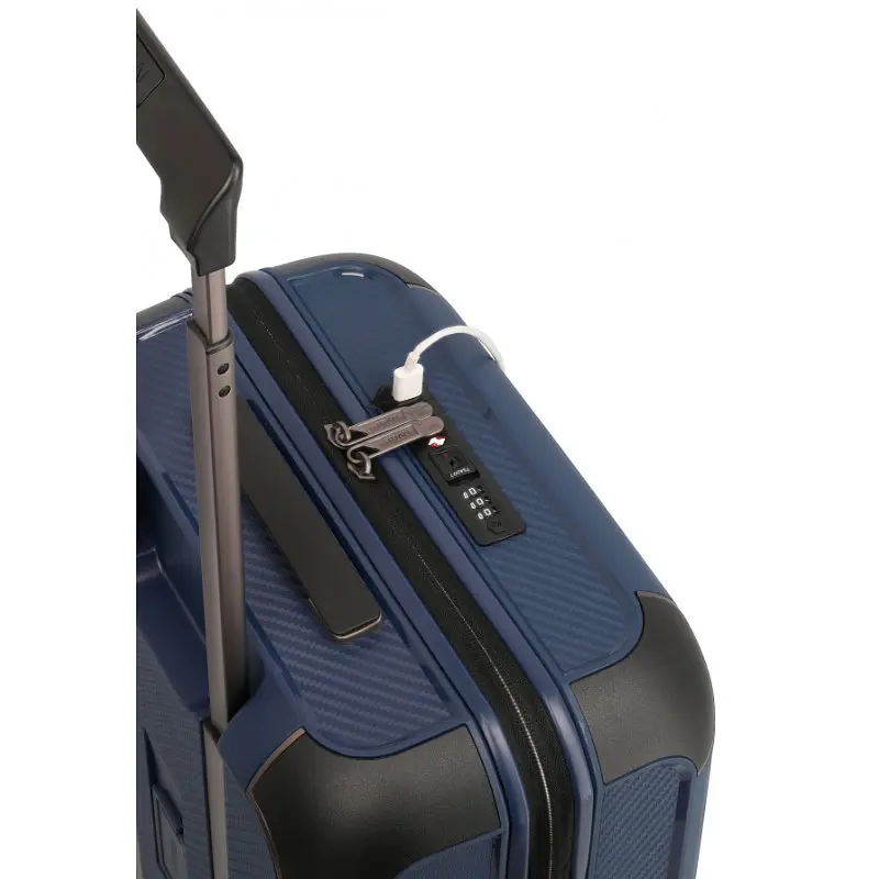 Валіза Titan Compax S с USB Ti844406 Navy (Ti844406-20) - фото 4