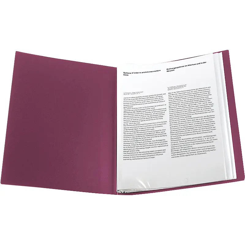 Дисплей-книга Axent А4 40 файлiв бордова (1040-04-A) - фото 3