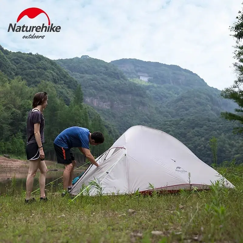 Намет тримісний Naturehike Cloud Up 3 (NH18T030-T) зелений - фото 6
