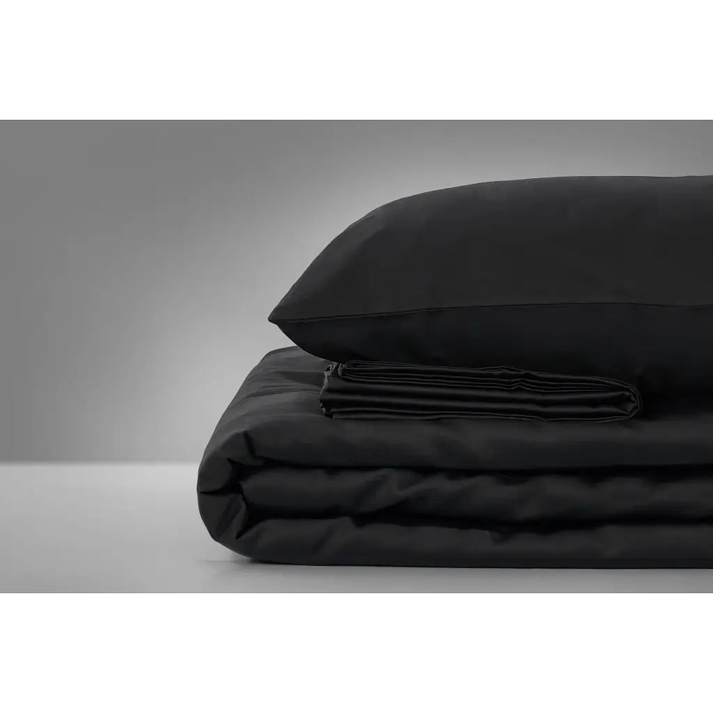Постільна білизна MirSon Сатин Premium Black Pearl 0055 160х220 (2200001479050)