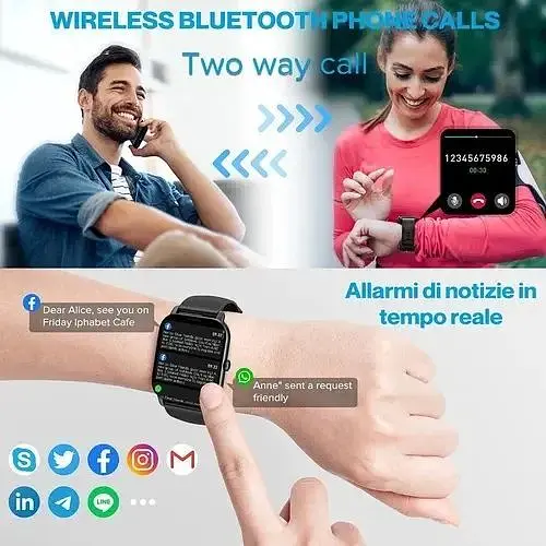 Смарт-годинник Dotn Smart Watch P66 Black - фото 4
