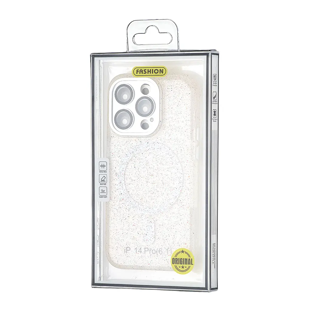 Чохол Splatter with MagSafe iPhone 14 Pro White - фото 2