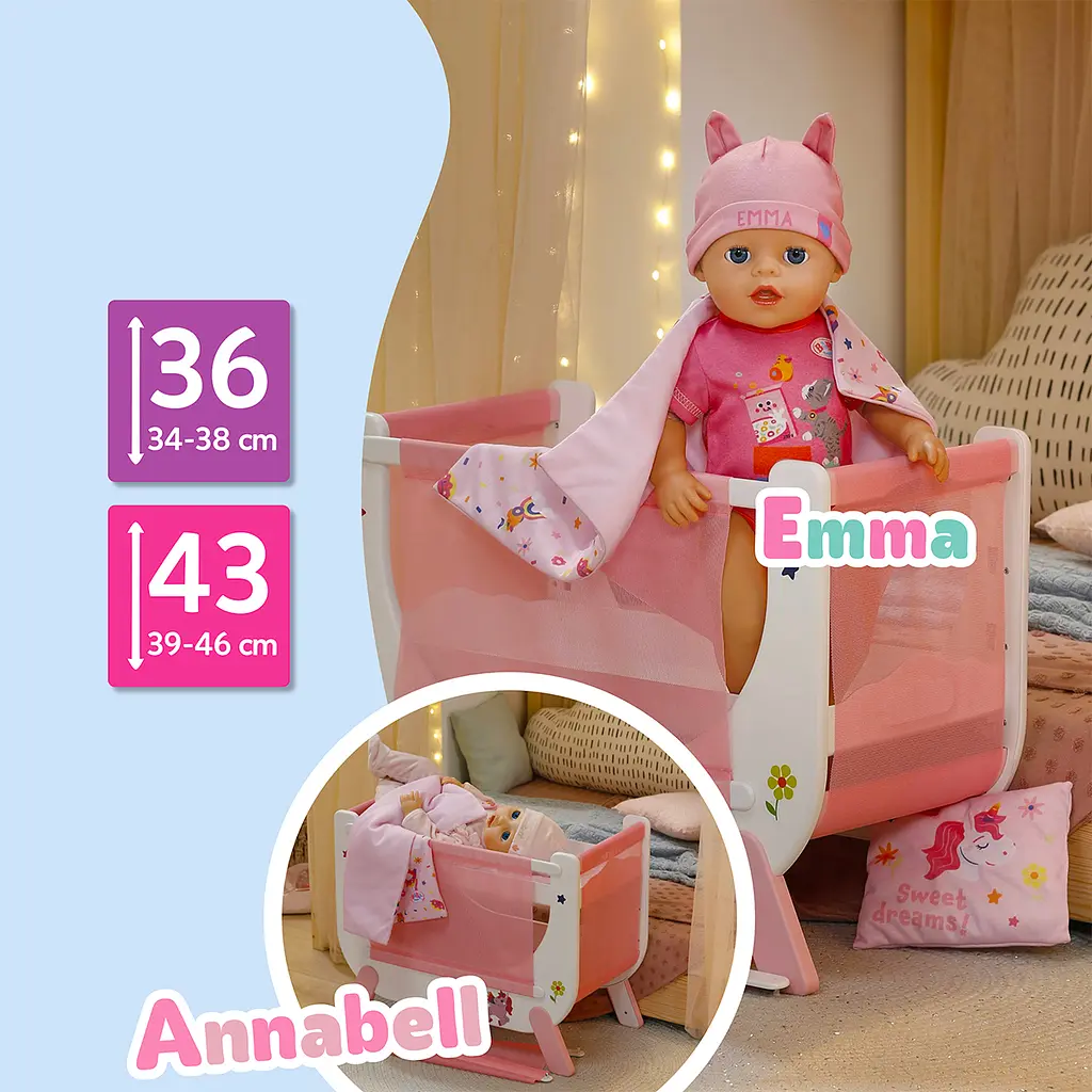 Ліжечко для ляльки Baby Born Сни Єдинорога (840993) - фото 4