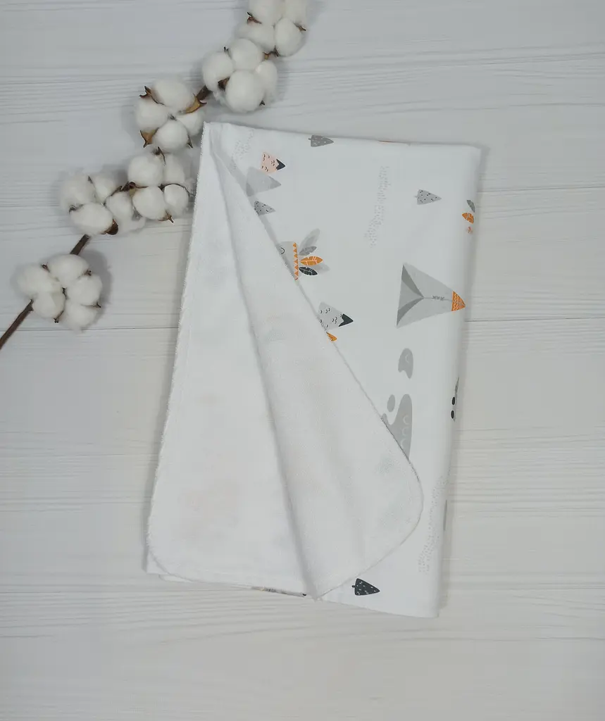 Пелюшки дитячі a.l.babybox Ведмедик 50х80 см 3 шт. Різнокольоровий (NA 18169819) - фото 3
