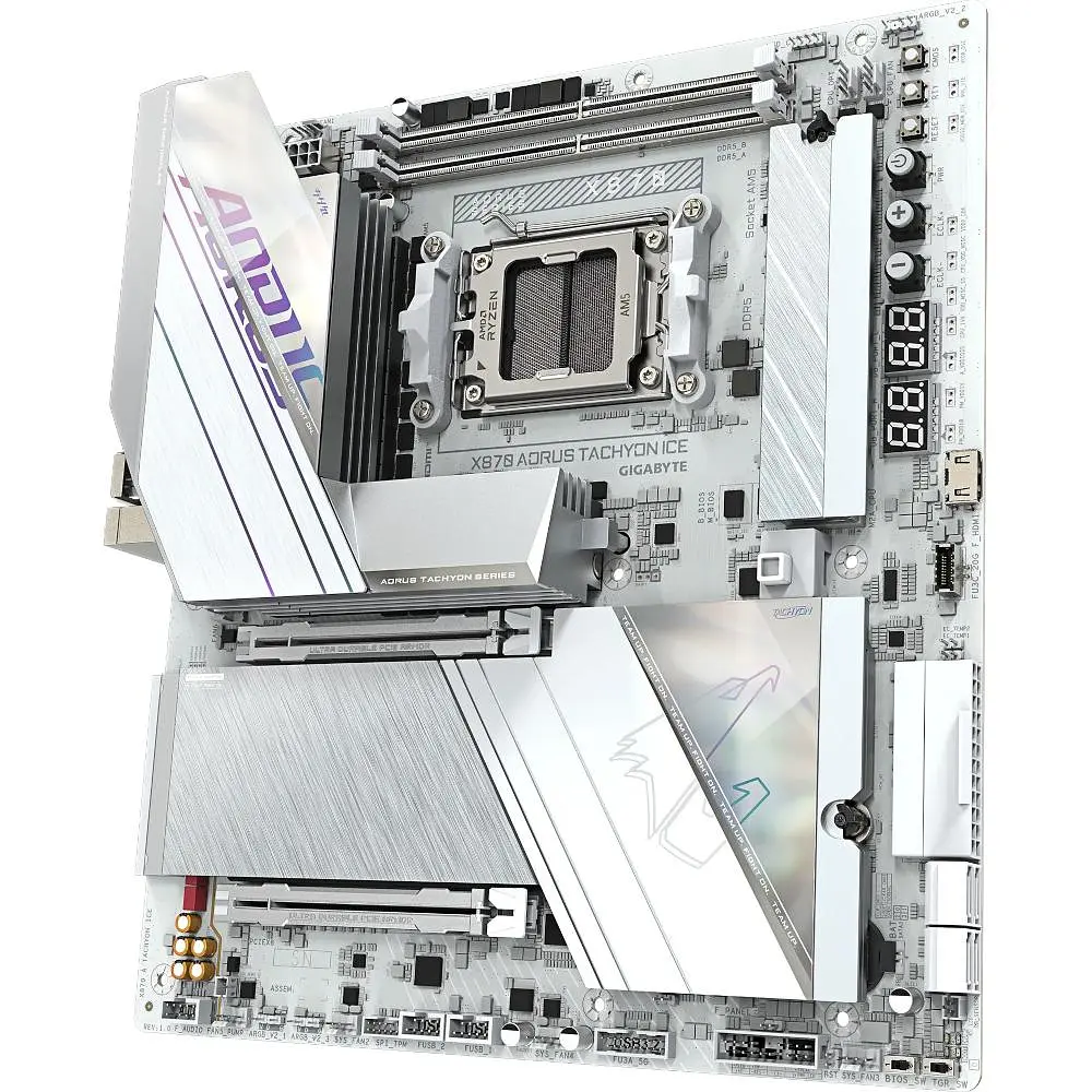 Материнська плата Gigabyte X870 AORUS TACHYON ICE (X870 AORUS TACHYON ICE) (Socket AM5, AMD X870, E-ATX) - фото 4