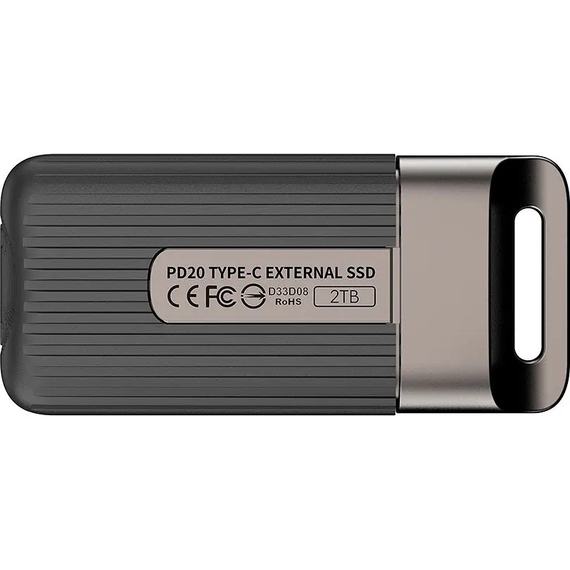 Накопичувач зовнішній SSD USB-C 2.0TB Team PD20 Mini (TPSEG5002T0C102) - фото 2