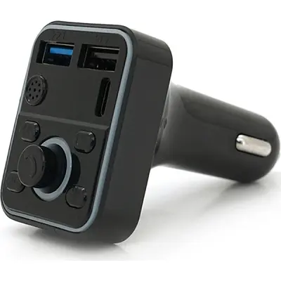 FM модулятор Voltronic D1, підсвітка 7 кольорів, 1.5-3.1A, USB, TF (FM-D1-7Col) - фото 6