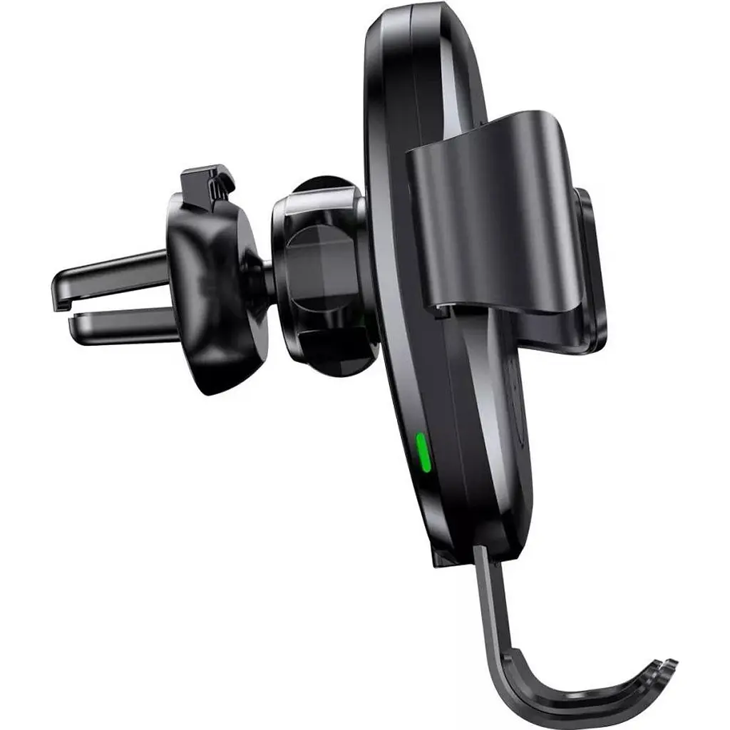 Автотримач із бездротовою зарядкою Baseus Wireless Charger Gravity Car Mount Black (WXYL-01) [85328] - фото 4