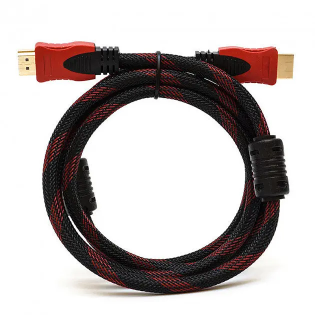 Кабель HDMI - HDMI посилений в обплетенні фільтри ферити v 1.4 шнур UKC 3 м