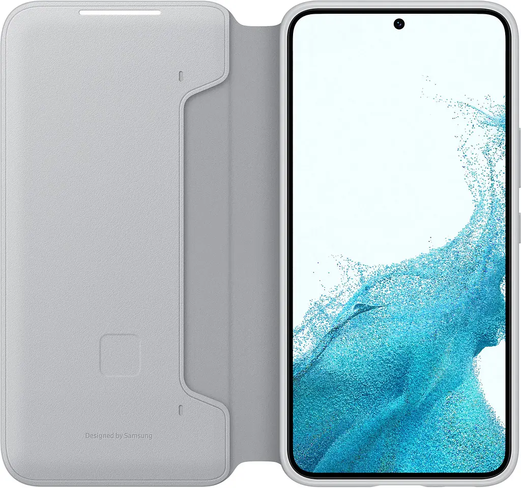 Чохол-книжка Smart LED Wallet View Cover SM-S901 для Samsung Galaxy S22 (6.1") Grey - фото 4