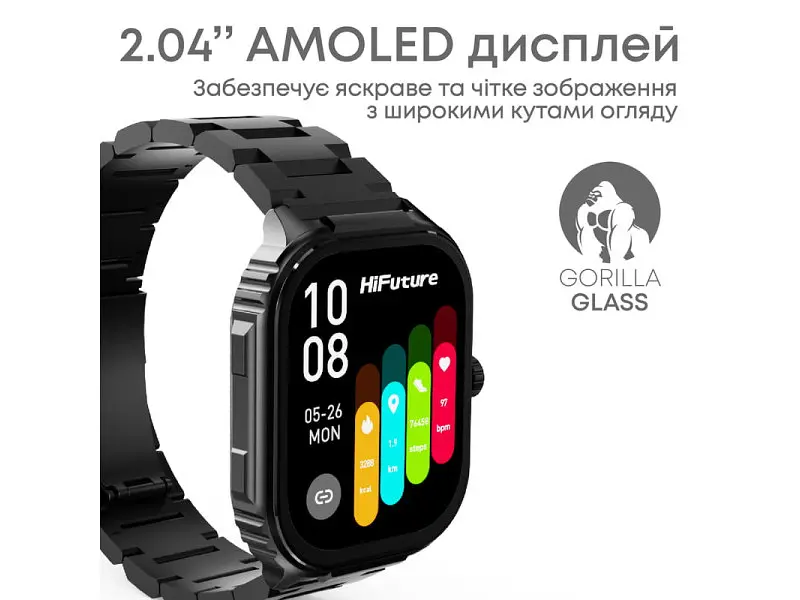 Смарт-годинник HiFuture Ultra3 Pro Black (ultra3pro.black) - фото 3