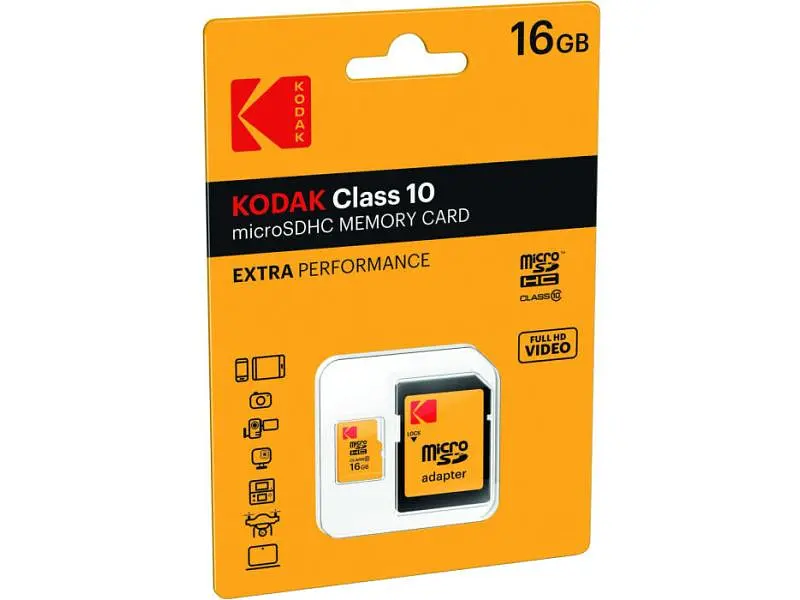 Карта пам'яті Kodak microSDHC 16 GB (EKMSDM16GHC10CJ60K) - фото 3