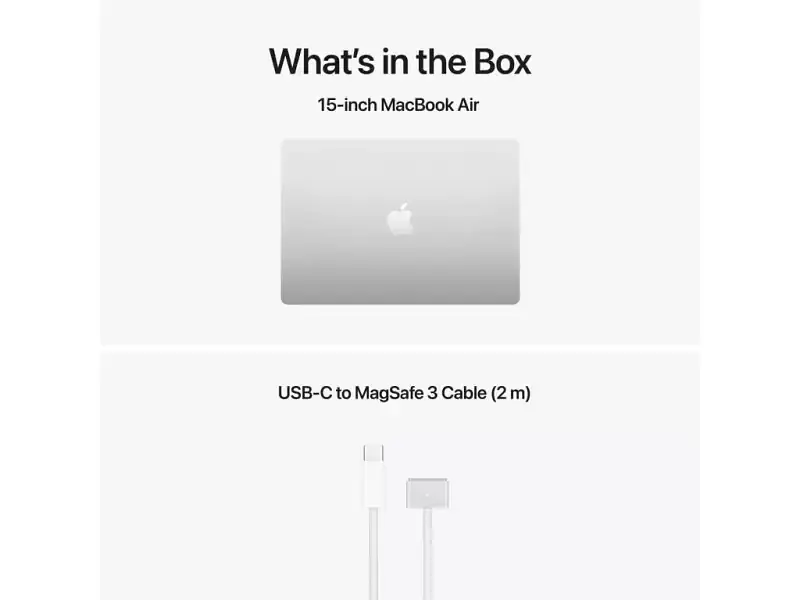 Ноутбук Apple MacBook Air 15 2026 M5/10CPU/10GPU/32GB/512GB Silver (Z1LQ000RF) - фото 7