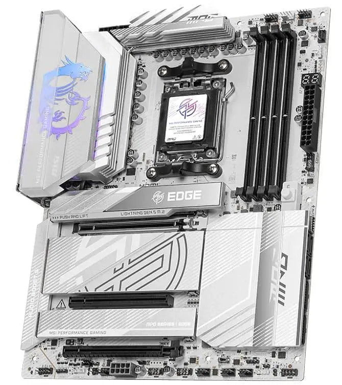 Материнська плата MSI MPG X870E EDGE TI WIFI (MPG X870E EDGE TI WIFI) (Socket AM5, AMD X870E, ATX) - фото 2