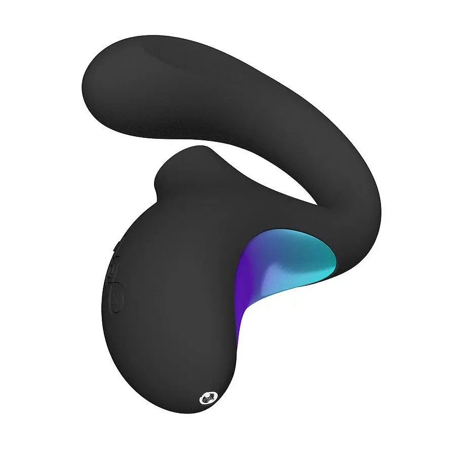 Вакуумний стимулятор клітора з вібрацією Lelo Enigma Wave чорний - фото 3